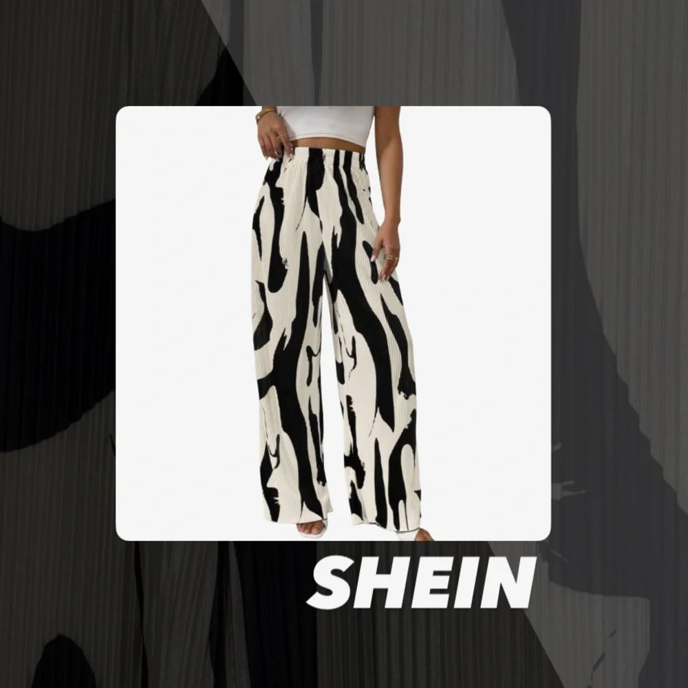 NWOT SHEIN Geometric Printed Wide Leg Pants